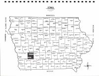 Iowa State Map, Cass County 1978